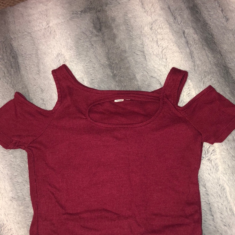 off the shoulder shirt